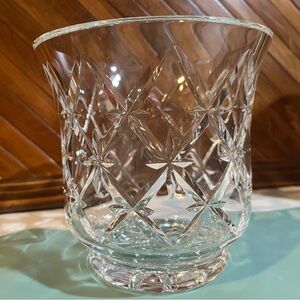 Like new Tiffany and Co. Crystal Ice Bucket/wine chiller